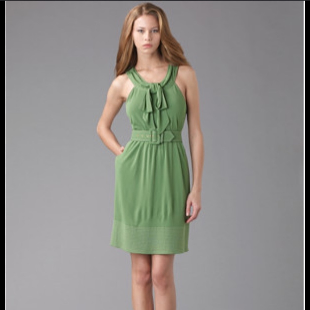 Vintage Tibi dress with a matching green belt🤗
